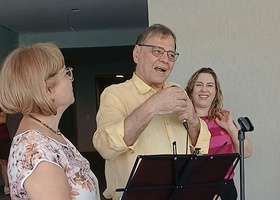 Dra. Noeli Rodrigues Andrade, Dr. Luiz Alberto Ferriani e Dra. Carla Petean.