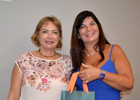 Dra. Noeli Rodrigues Andrade e Elaine Tambarus